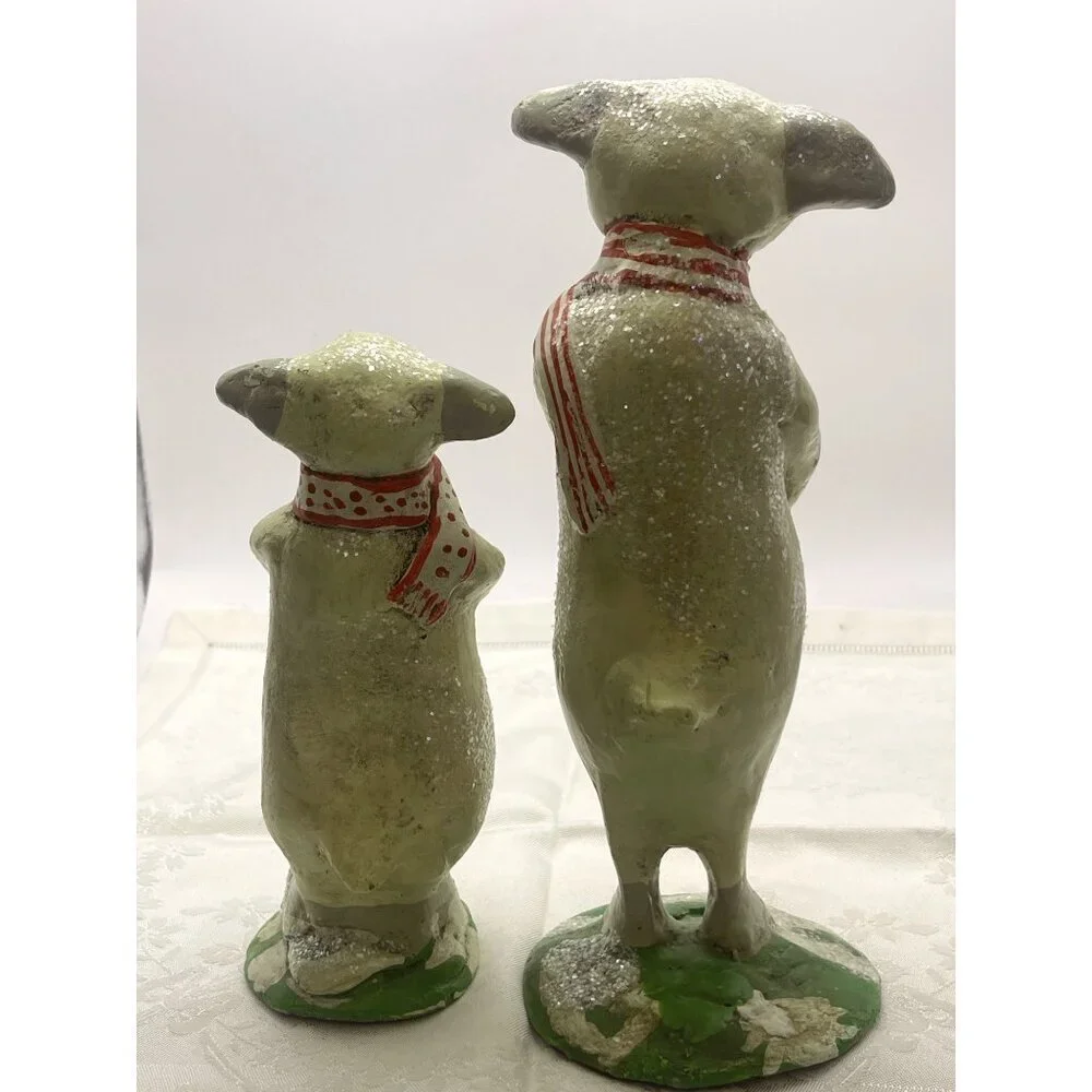 The Penny McAllister Collection Sheep Figurines Holiday Decor 2005 Midwest Desig